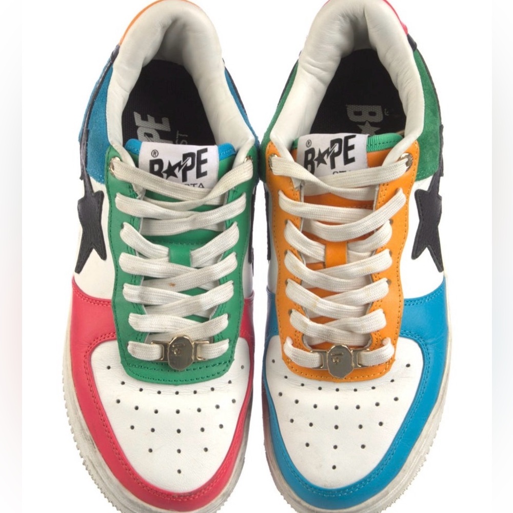 BAPE STA LOW SNEAKERS MULTICOLOR TOKYO EDITION